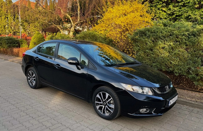 Honda Civic cena 46900 przebieg: 49835, rok produkcji 2016 z Warszawa małe 497